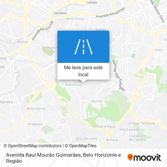 Avenida Raul Mourão Guimarães mapa