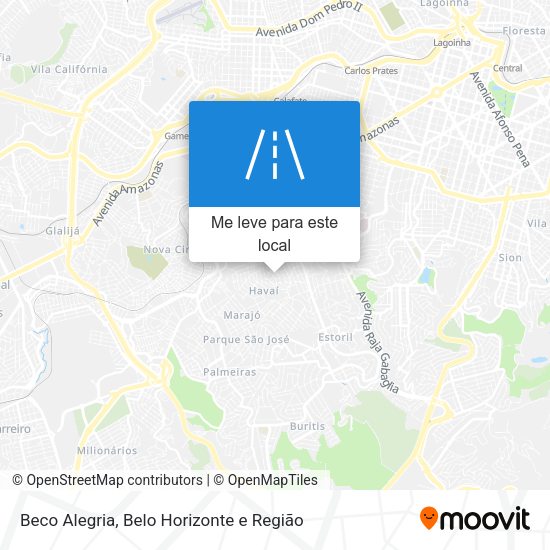 Beco Alegria mapa