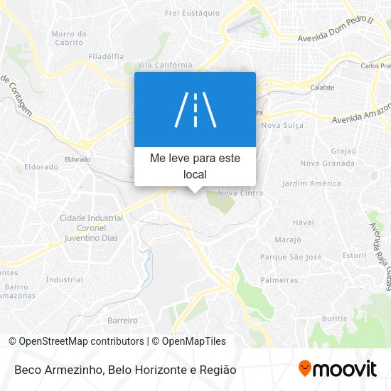 Beco Armezinho mapa