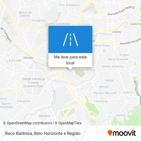 Beco Barbosa mapa