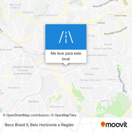 Beco Brasil II mapa