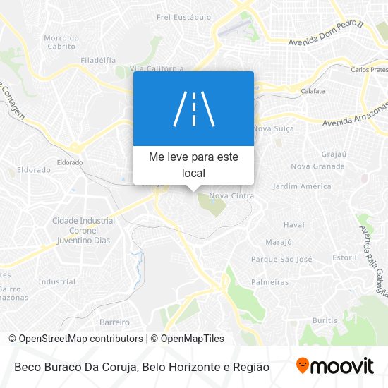 Beco Buraco Da Coruja mapa