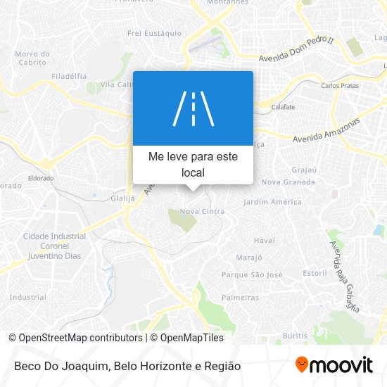 Beco Do Joaquim mapa