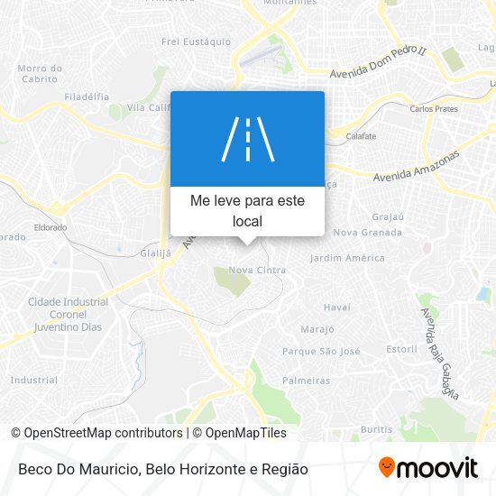 Beco Do Mauricio mapa