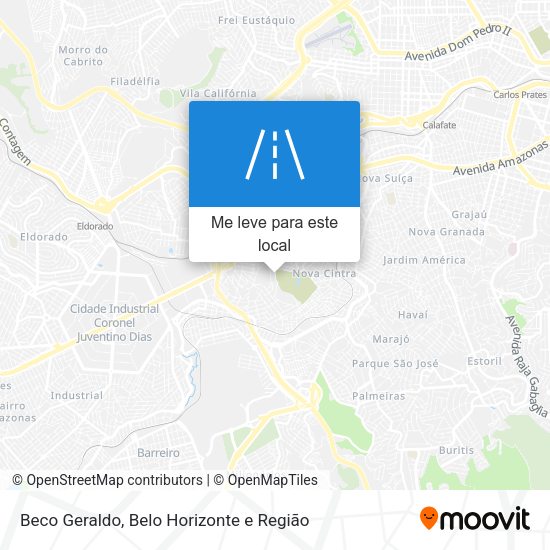 Beco Geraldo mapa