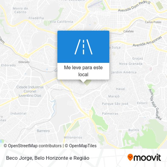 Beco Jorge mapa