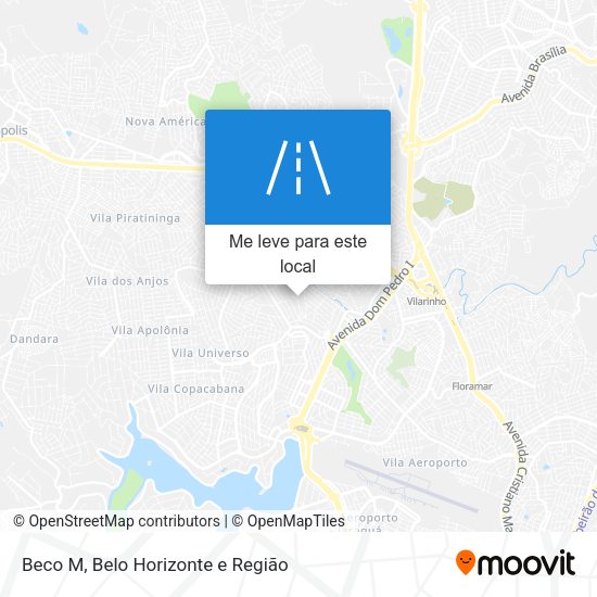Beco M mapa