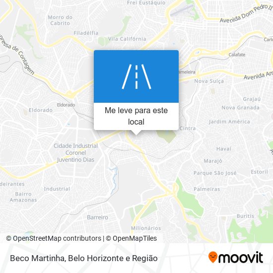 Beco Martinha mapa