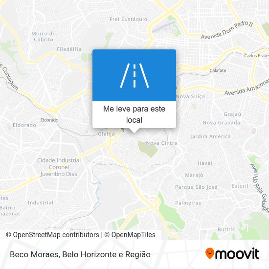 Beco Moraes mapa