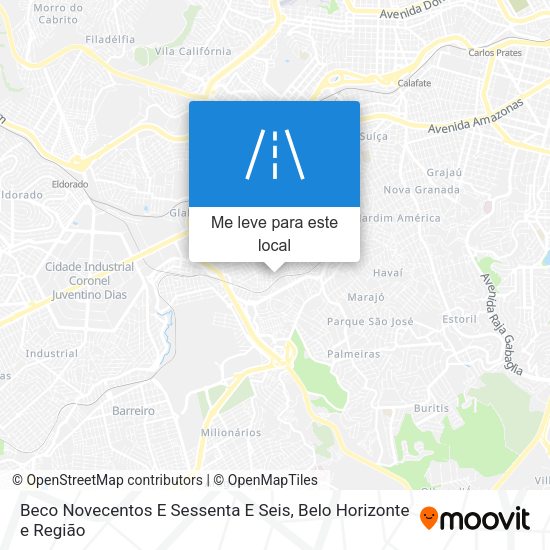 Beco Novecentos E Sessenta E Seis mapa