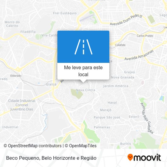 Beco Pequeno mapa