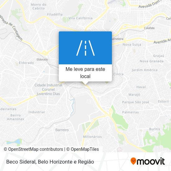 Beco Sideral mapa