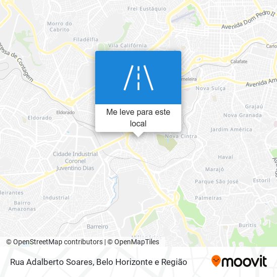 Rua Adalberto Soares mapa