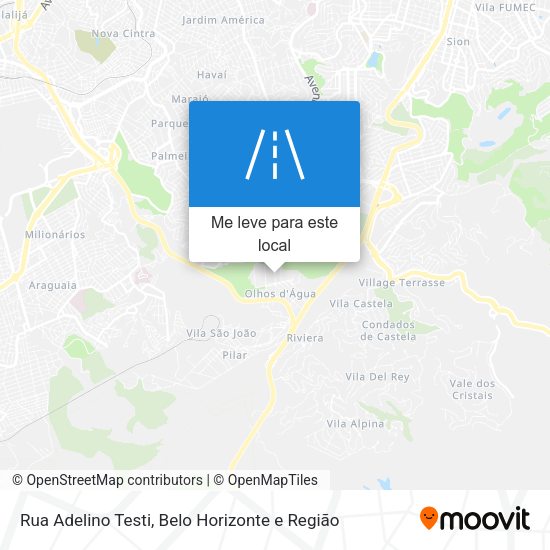 Rua Adelino Testi mapa