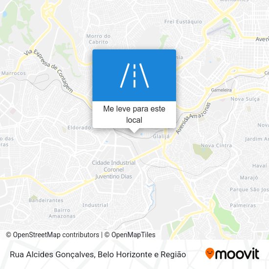 Rua Alcides Gonçalves mapa