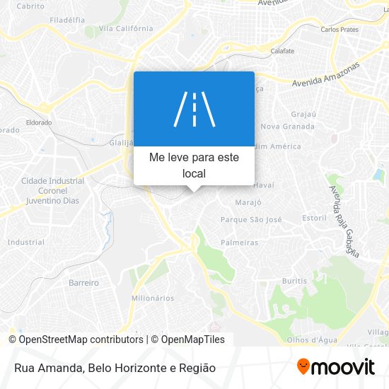 Rua Amanda mapa