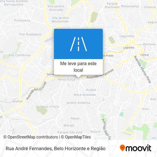 Rua André Fernandes mapa