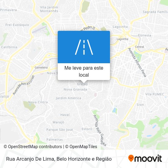 Rua Arcanjo De Lima mapa
