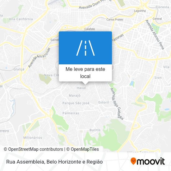 Rua Assembleia mapa