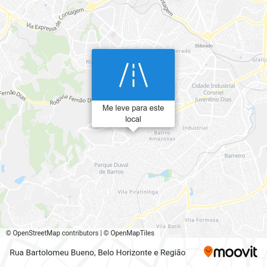 Rua Bartolomeu Bueno mapa