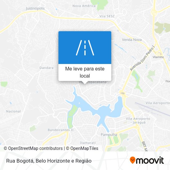Rua Bogotá mapa