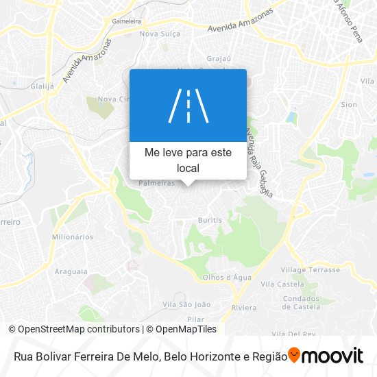 Rua Bolivar Ferreira De Melo mapa