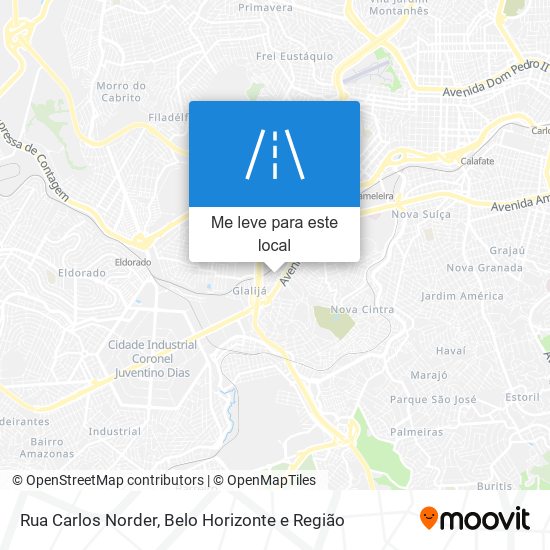 Rua Carlos Norder mapa