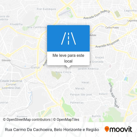 Rua Carmo Da Cachoeira mapa