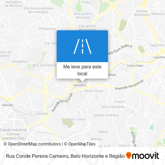 Rua Conde Pereira Carneiro mapa