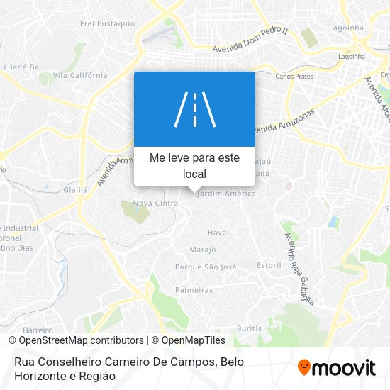 Rua Conselheiro Carneiro De Campos mapa