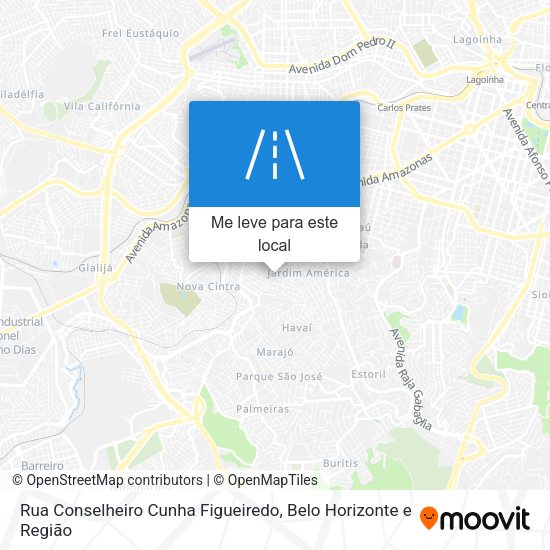 Rua Conselheiro Cunha Figueiredo mapa