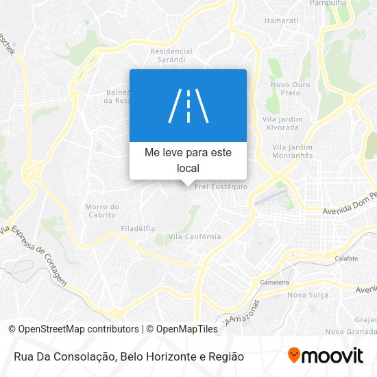 Rua Da Consolação mapa