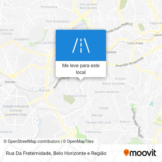 Rua Da Fraternidade mapa