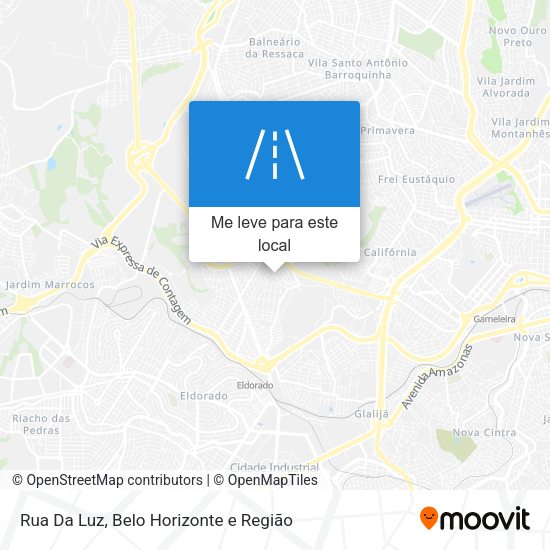 Rua Da Luz mapa