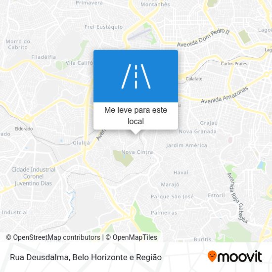 Rua Deusdalma mapa