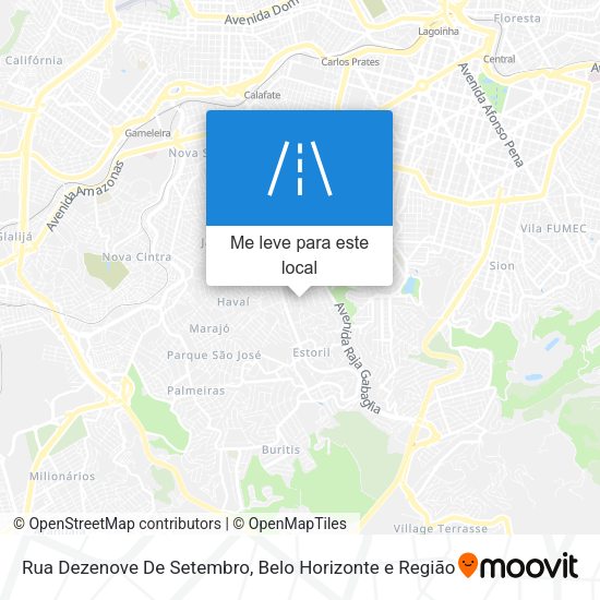 Rua Dezenove De Setembro mapa