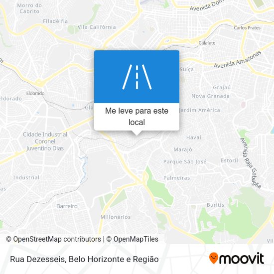 Rua Dezesseis mapa