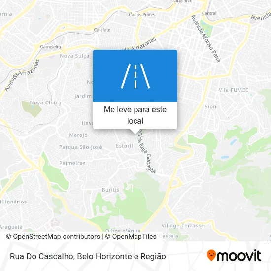 Rua Do Cascalho mapa