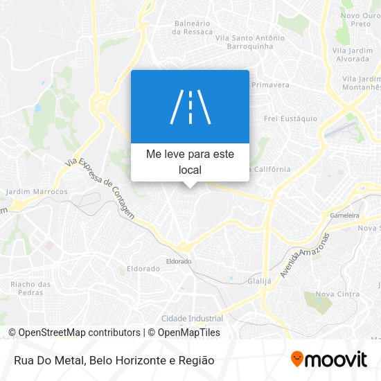 Rua Do Metal mapa
