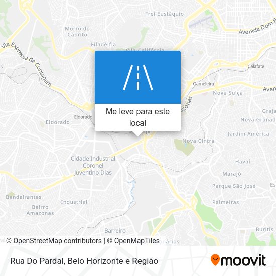 Rua Do Pardal mapa