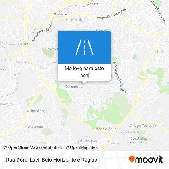Rua Dona Luci mapa
