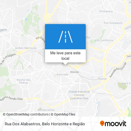 Rua Dos Alabastros mapa