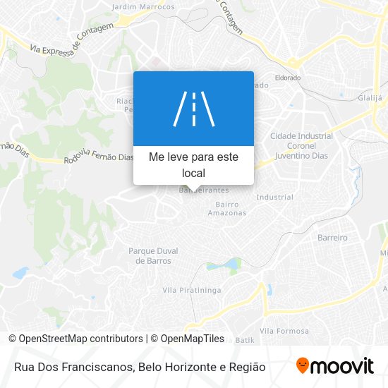 Rua Dos Franciscanos mapa