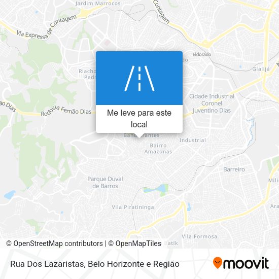 Rua Dos Lazaristas mapa