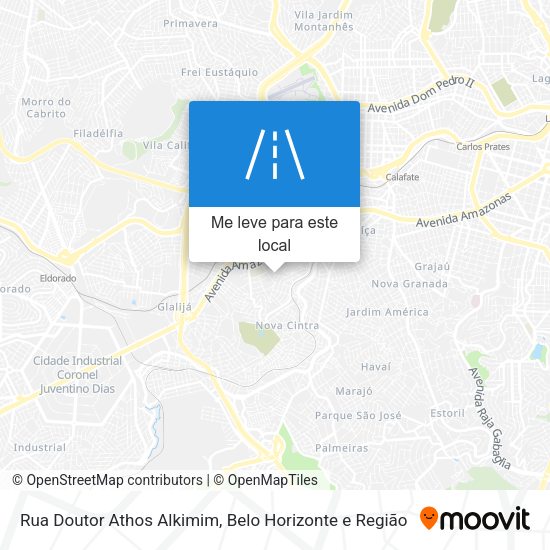 Rua Doutor Athos Alkimim mapa
