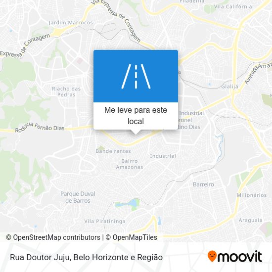 Rua Doutor Juju mapa