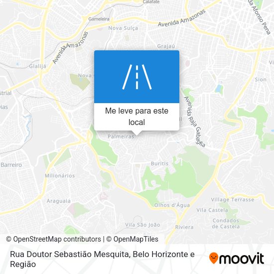 Rua Doutor Sebastião Mesquita mapa
