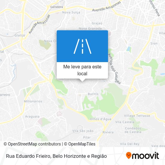 Rua Eduardo Frieiro mapa