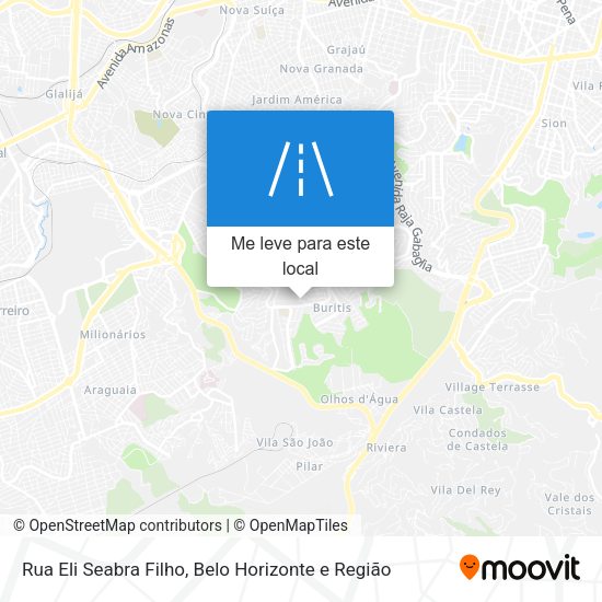 Rua Eli Seabra Filho mapa