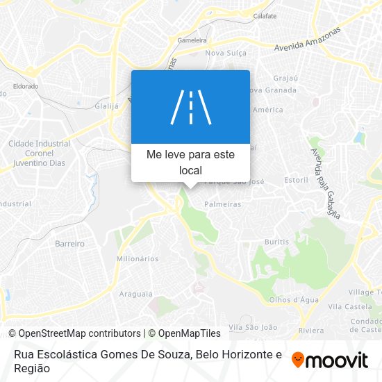Rua Escolástica Gomes De Souza mapa